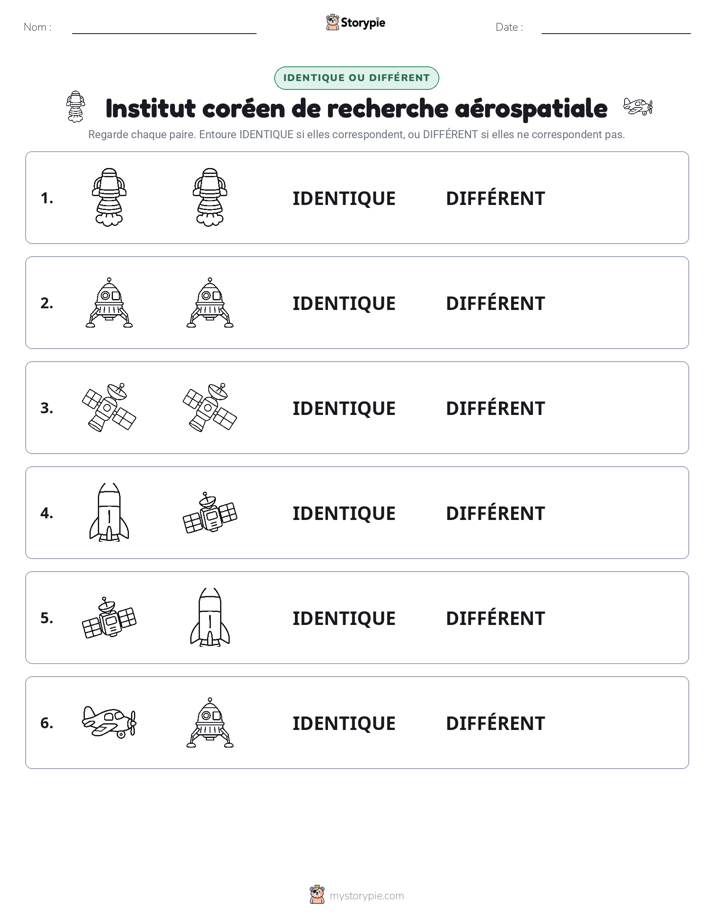 Identique ou Différent