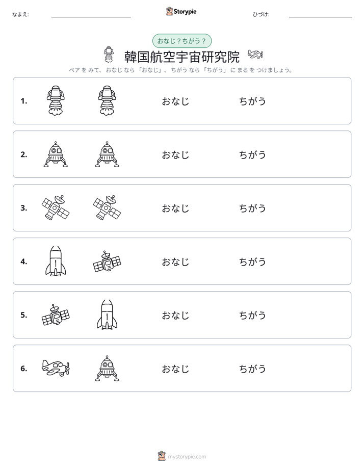 同じか違うか