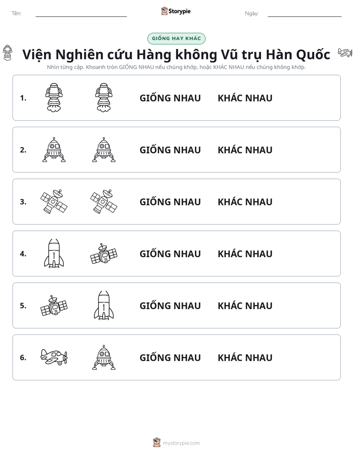 Giống Hay Khác