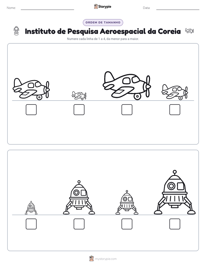 Ordem de Tamanho
