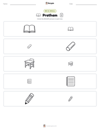 Pratham printable worksheet preview