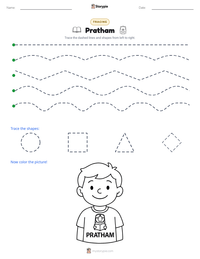 Pratham printable worksheet preview
