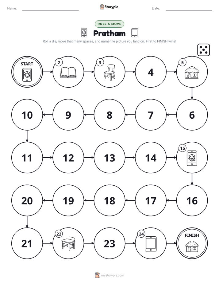 Roll & Move Game