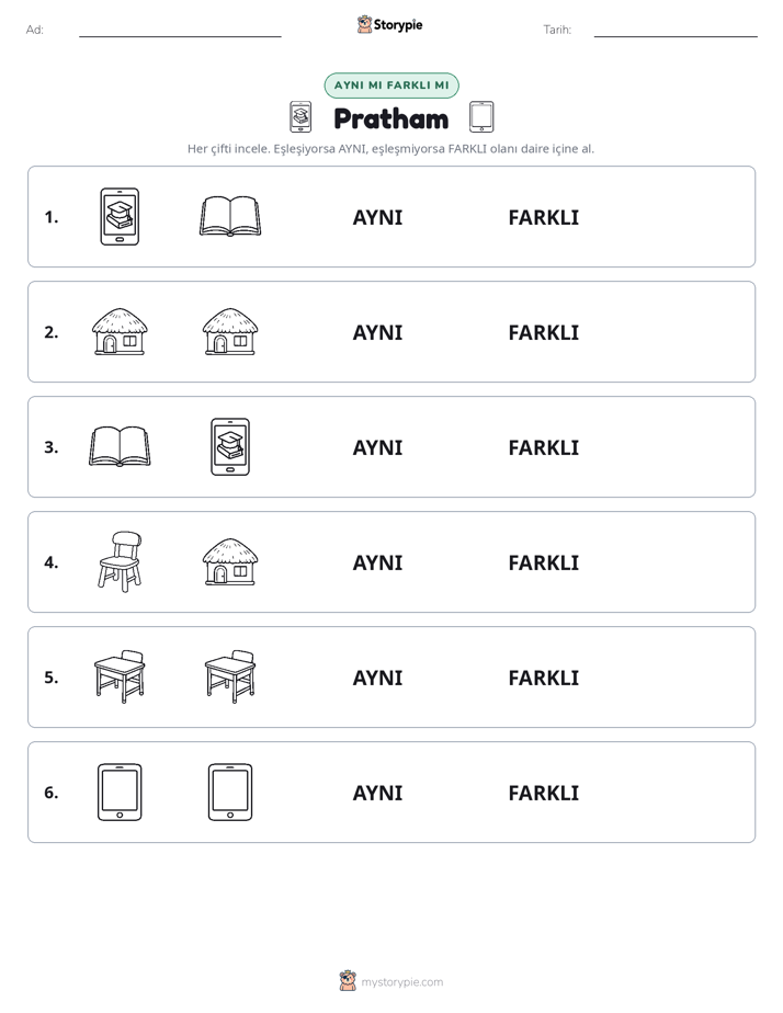 Aynı mı Farklı mı