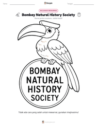 Prabaca lembar kerja cetak Bombay Natural History Society