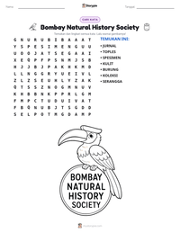 Prabaca lembar kerja cetak Bombay Natural History Society