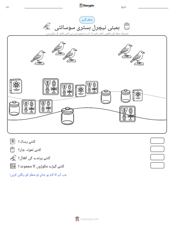 گنتی کا منظر