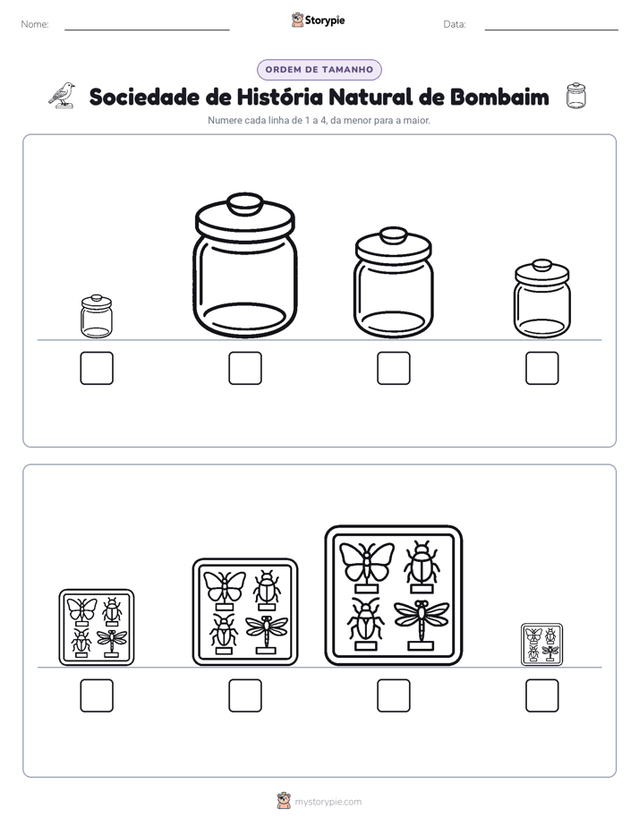 Ordem de Tamanho