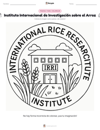 Vista previa de la hoja de trabajo imprimible de Instituto Internacional de Investigación sobre el Arroz