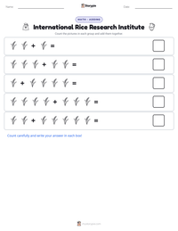 International Rice Research Institute printable worksheet preview
