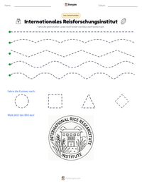 Internationales Reisforschungsinstitut druckbare Arbeitsblatt Vorschau