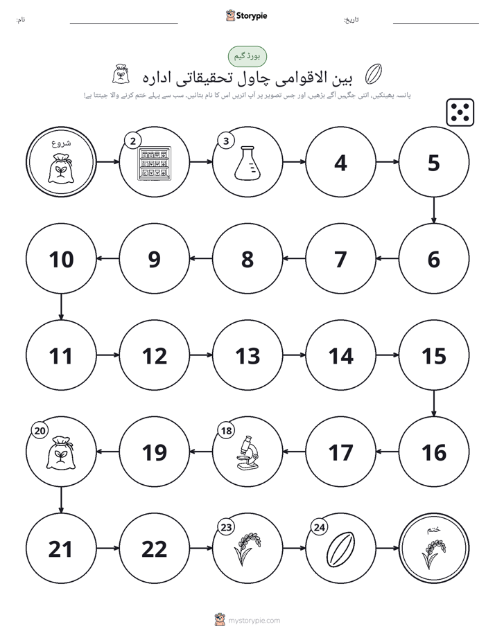 رول اور منتقل کریں کھیل