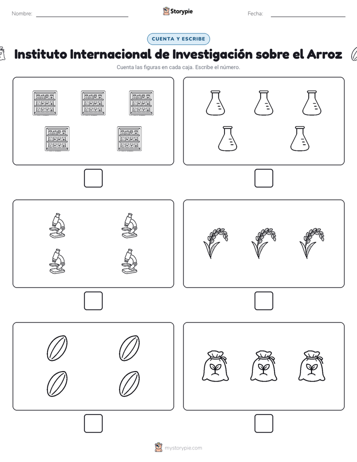 Cuenta y Escribe