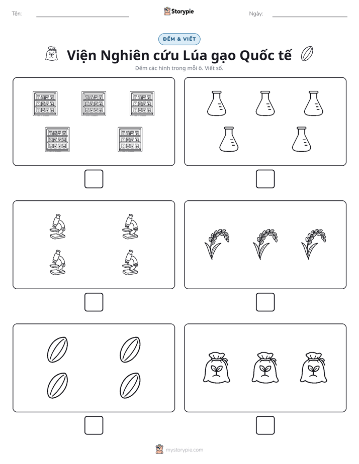 Đếm & Viết