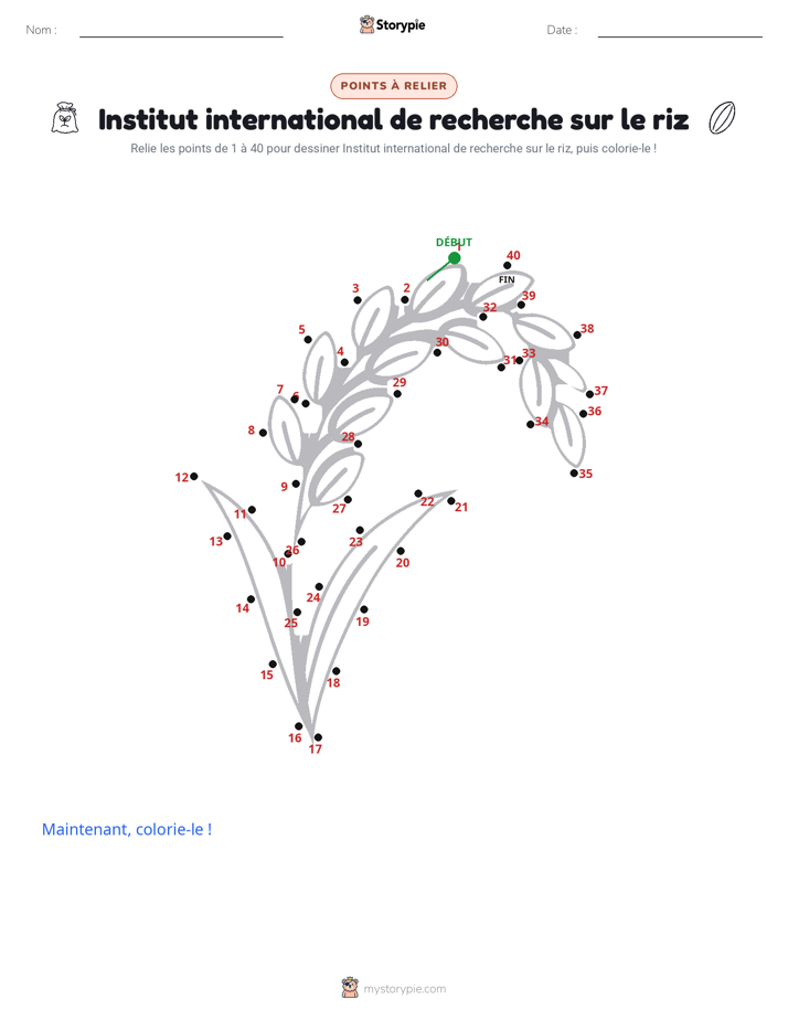 Relie les points