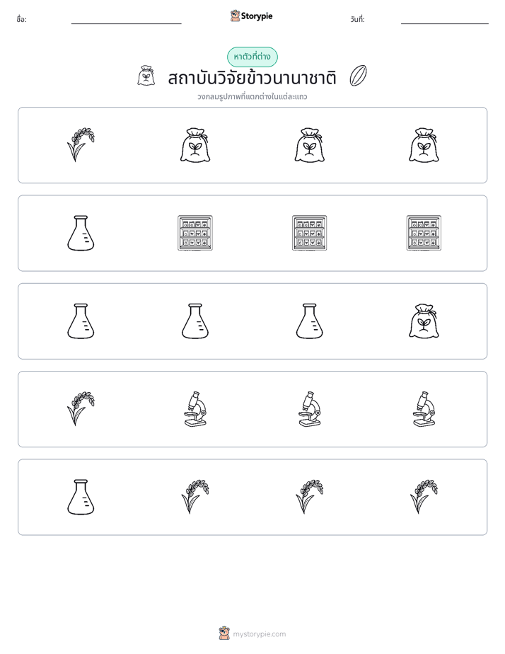 ตัวที่แตกต่าง