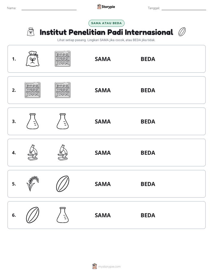 Sama atau Berbeda