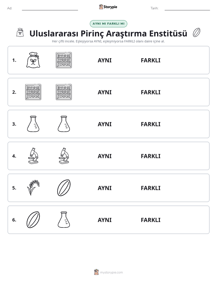 Aynı mı Farklı mı