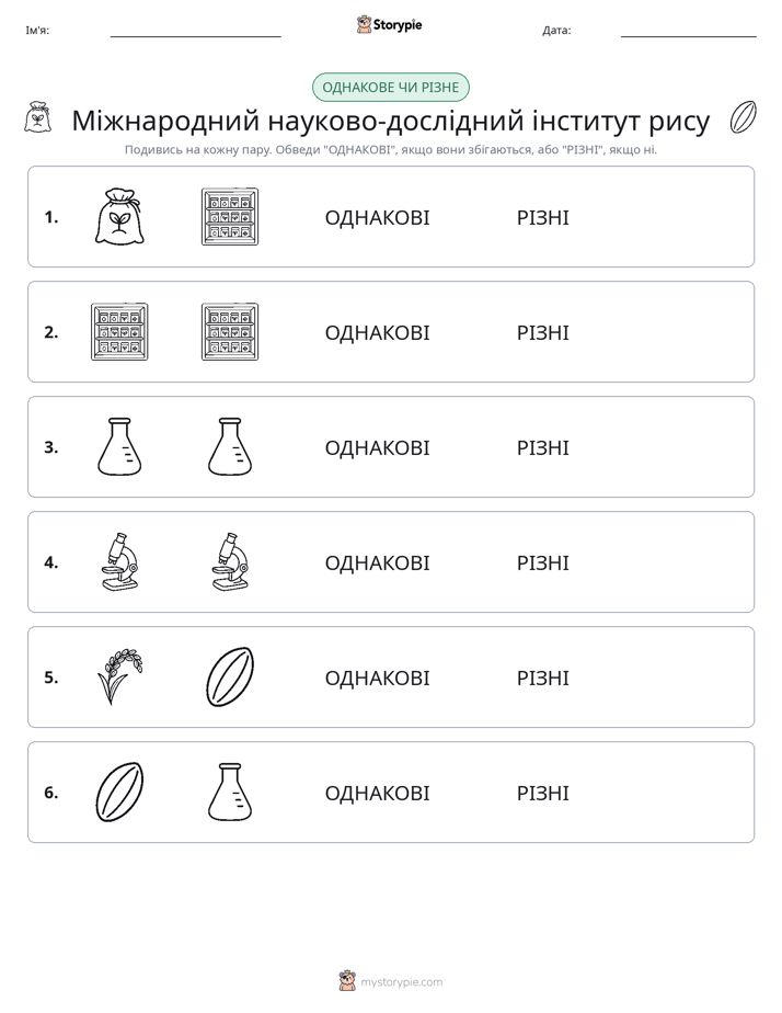 Однакові чи різні
