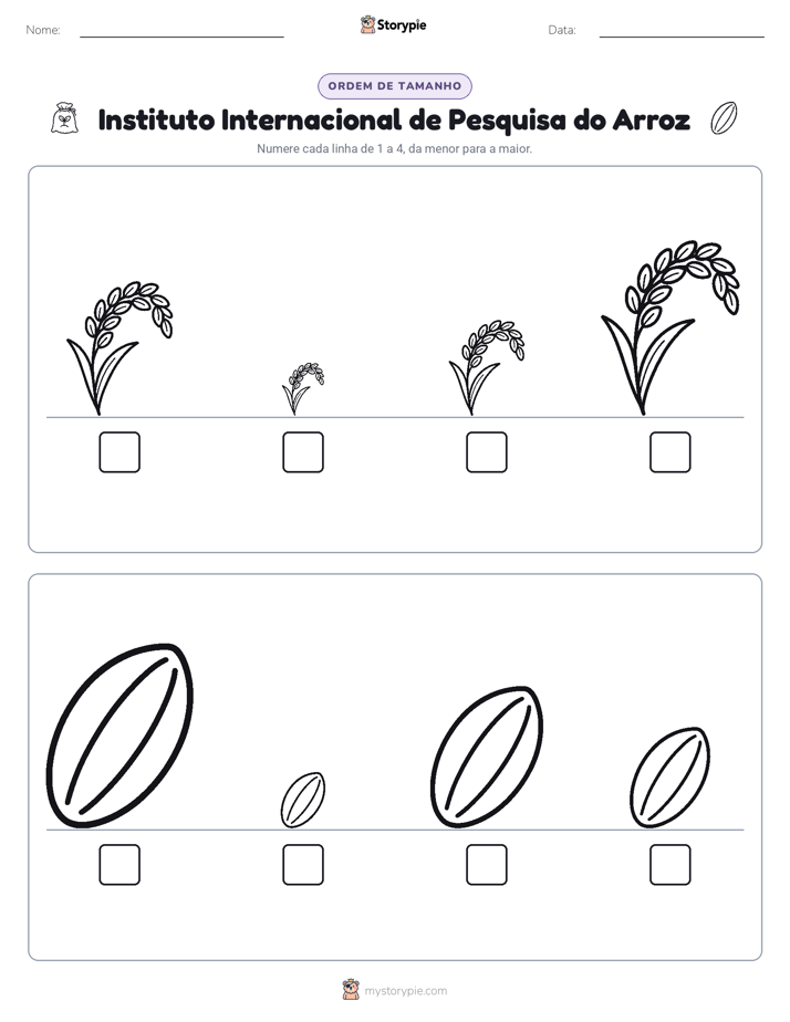 Ordem de Tamanho