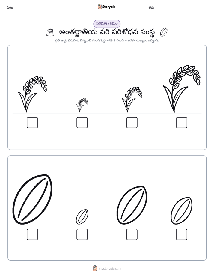 పరిమాణం క్రమం