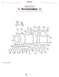 Anteprima della scheda stampabile di Ferrovie Indiane