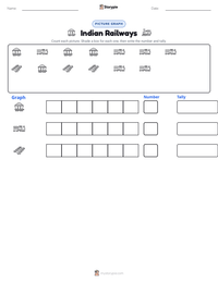 Indian Railways printable worksheet preview