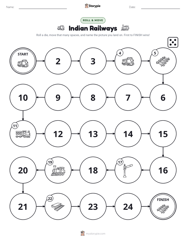 Roll & Move Game