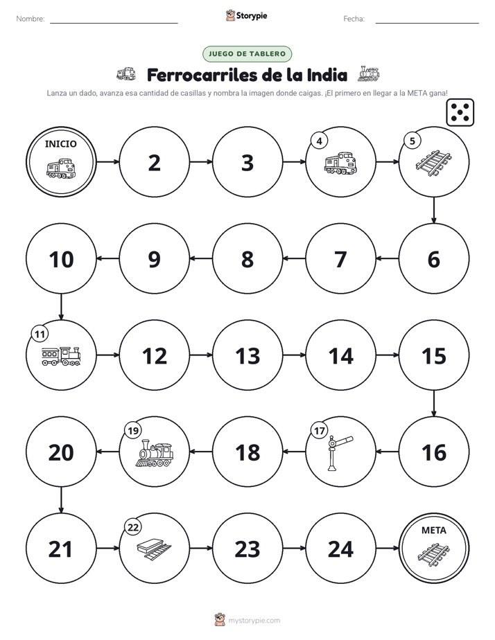 Juego de Rueda y Avanza