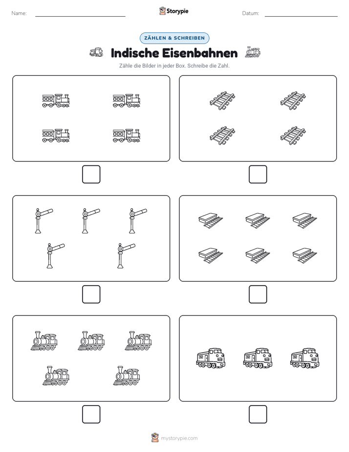 Zählen & Schreiben