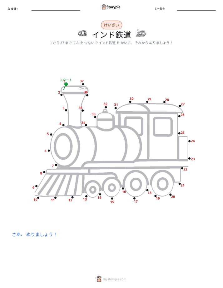 点つなぎ