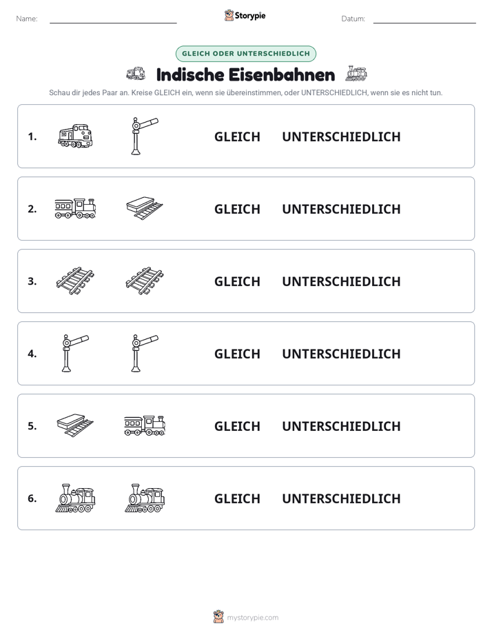 Gleich oder Anders