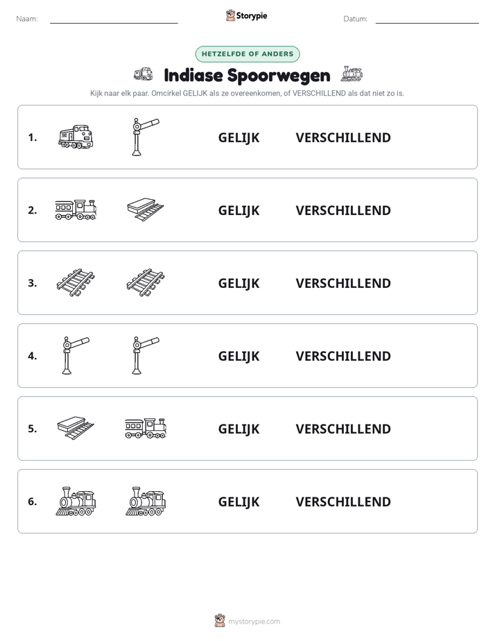Zelfde of Verschillend