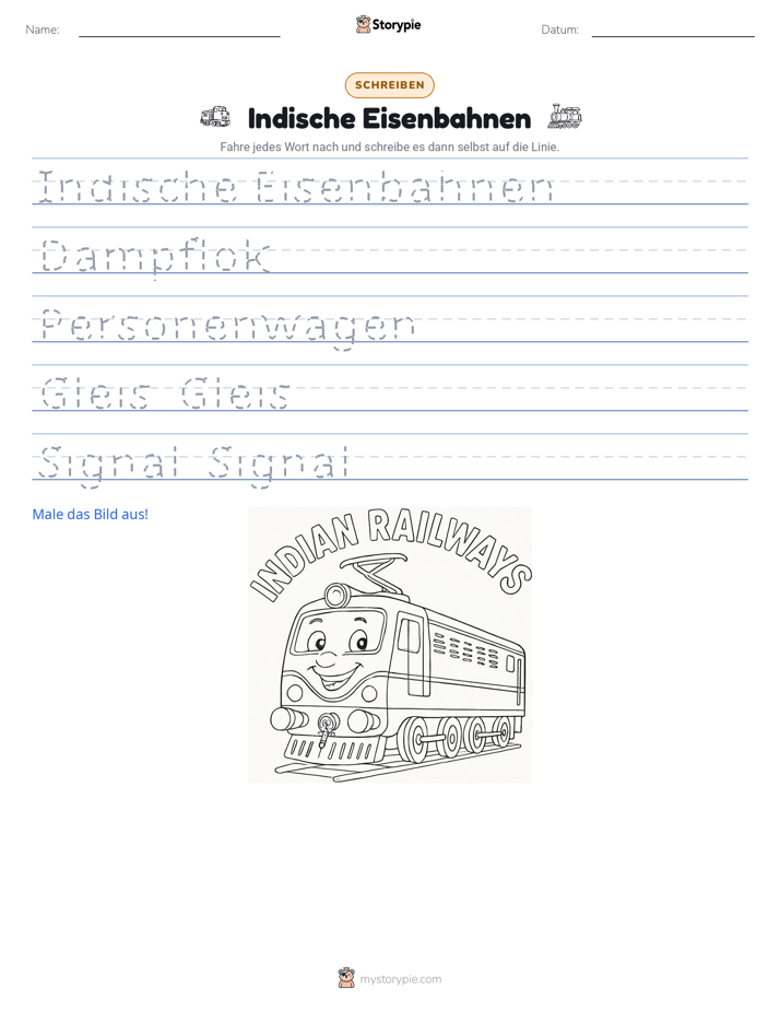 Schreibübung