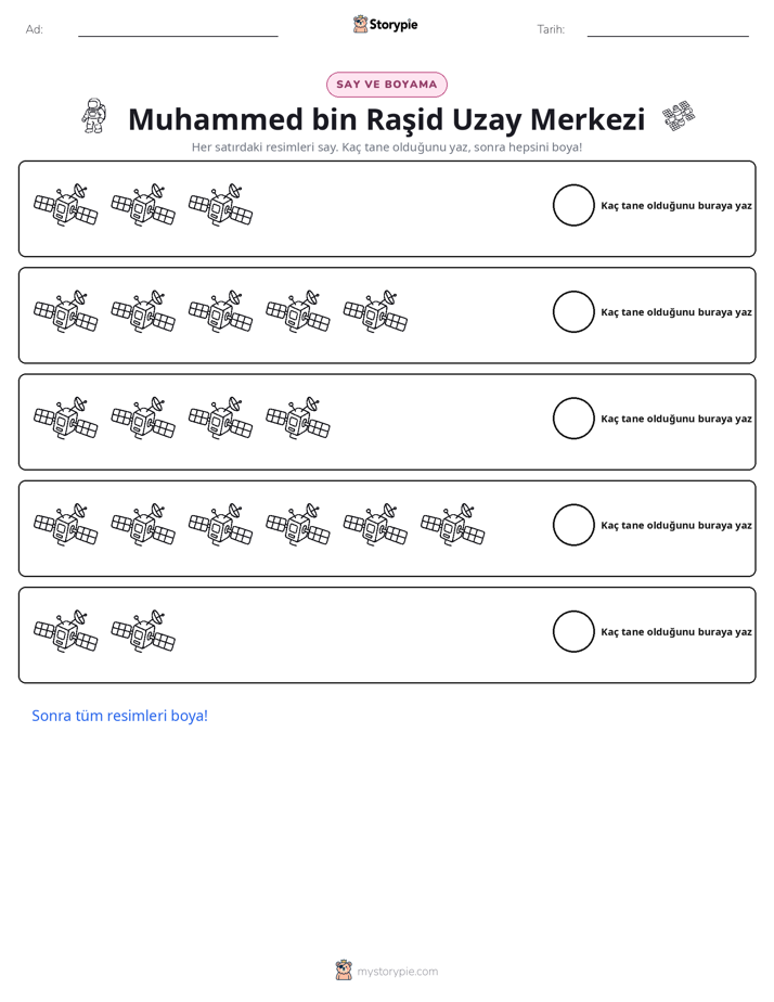 Say & Renklendir