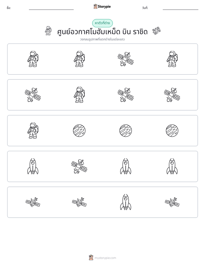 ตัวที่แตกต่าง