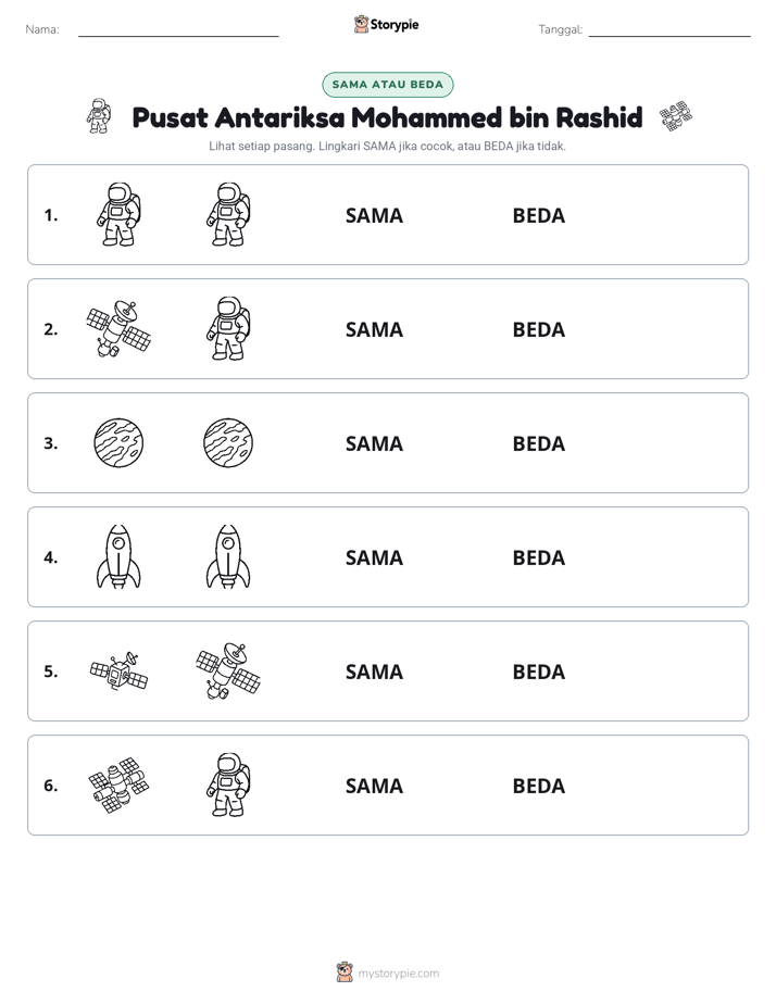 Sama atau Berbeda