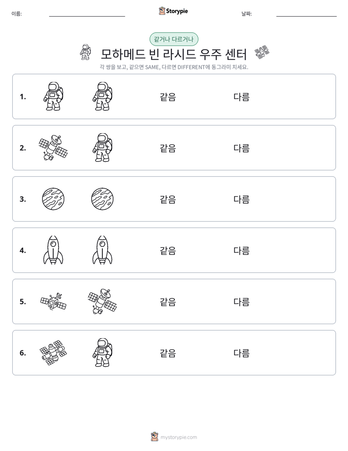 같은 것 또는 다른 것