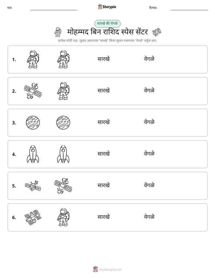 समान की भिन्न