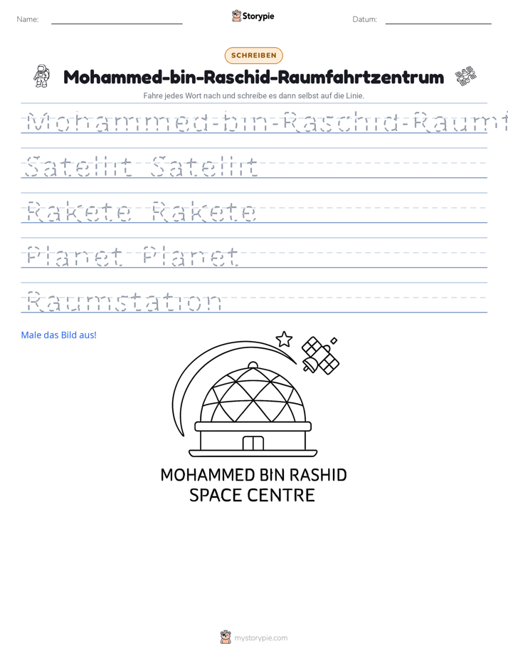Schreibübung