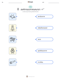 องค์การอวกาศแคนาดา ตัวอย่างแบบฝึกหัดที่พิมพ์ได้