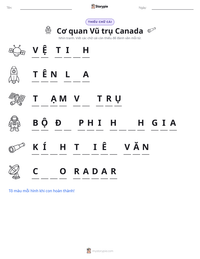 Xem trước tài liệu in sẵn Cơ quan Vũ trụ Canada