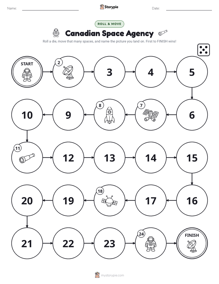Roll & Move Game
