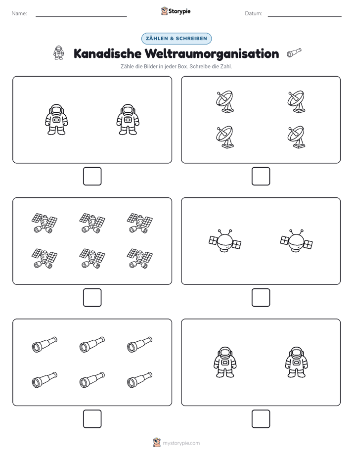 Zählen & Schreiben