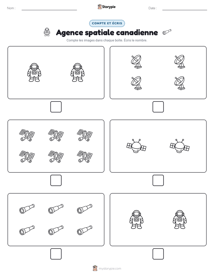 Compter & Écrire