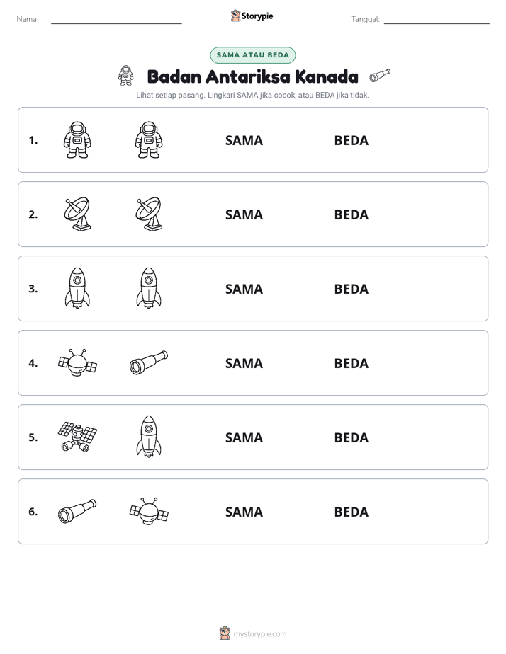 Sama atau Berbeda