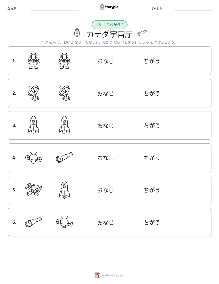 同じか違うか