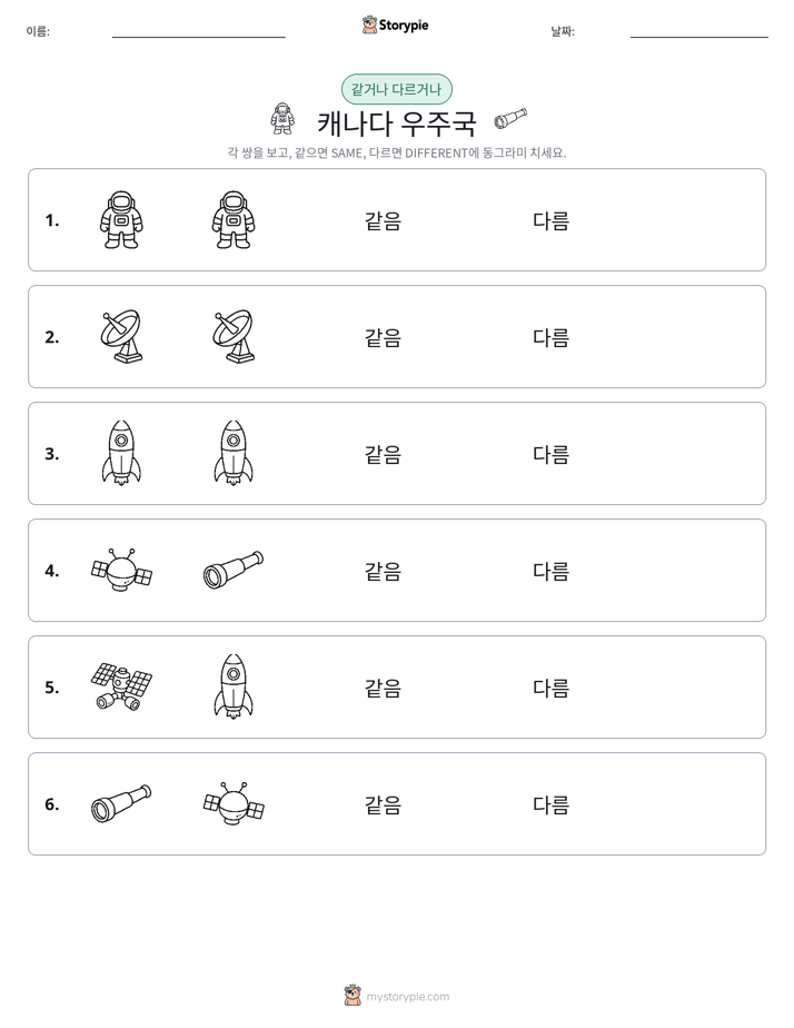 같은 것 또는 다른 것