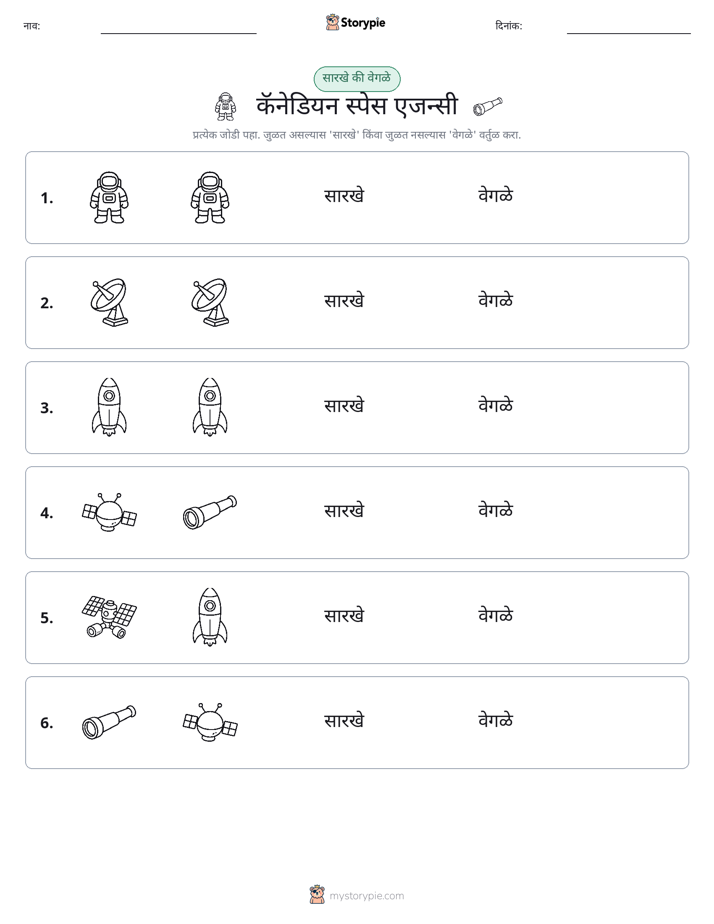समान की भिन्न