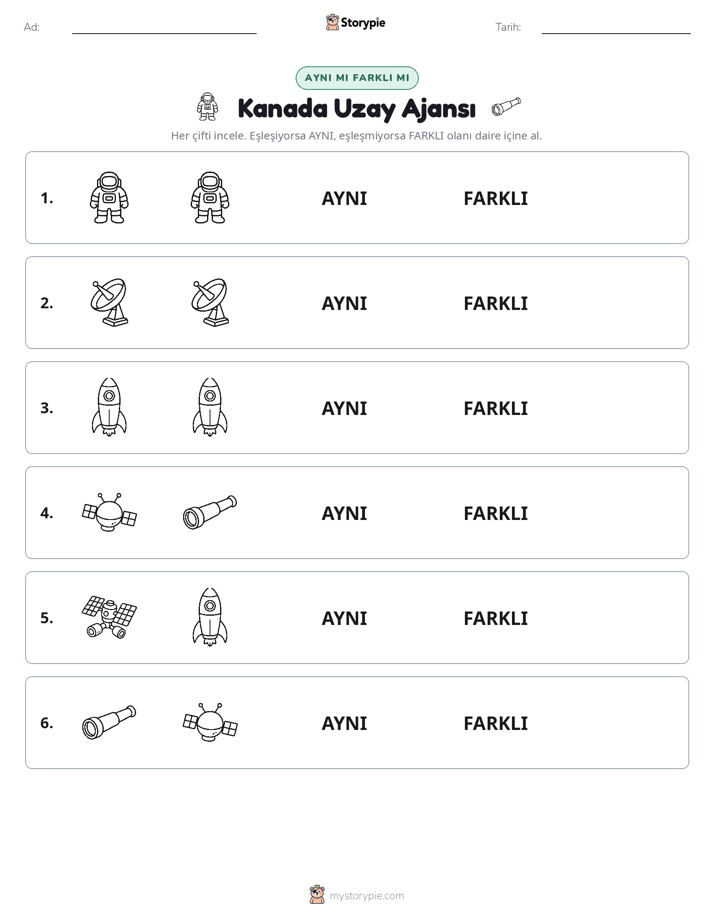 Aynı mı Farklı mı